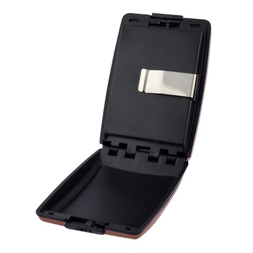 BUSINESS CARD CASE MULTIFUNCTION BROWN
