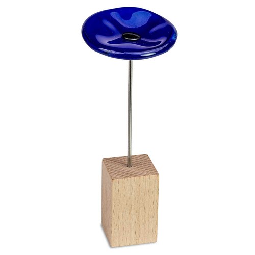 Handgemaakte glazen bloem - Pasen - blauw Handgemaakte glazen bloem - Pasen - blauw