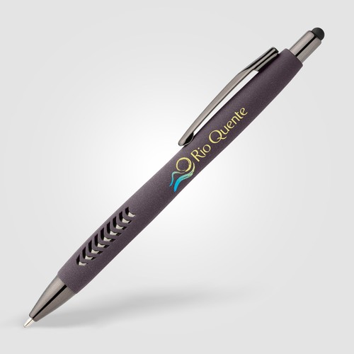 Avalon Recycled Plastic Stone Finish Stylus Pen