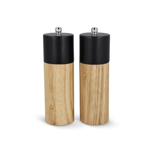 Juego de molinillos de sal y pimienta de madera InSideOut