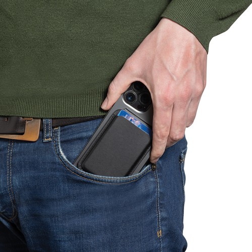 Magstand RCS recycled PU magnetic phone wallet with stand Magstand RCS recycled PU magnetic phone wallet with stand