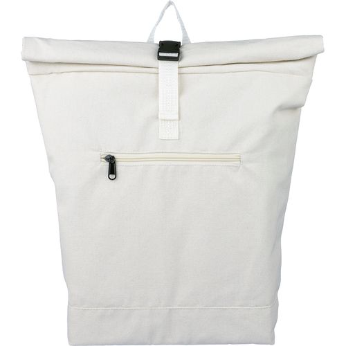Gerecyclede polycotton (330 gsm) roll-top rugzak Thaddeus