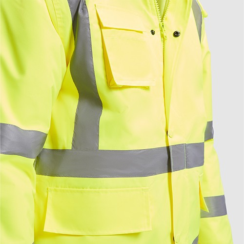 Parka trapuntato ad alta visibilità MERAK Parka trapuntato ad alta visibilità MERAK
