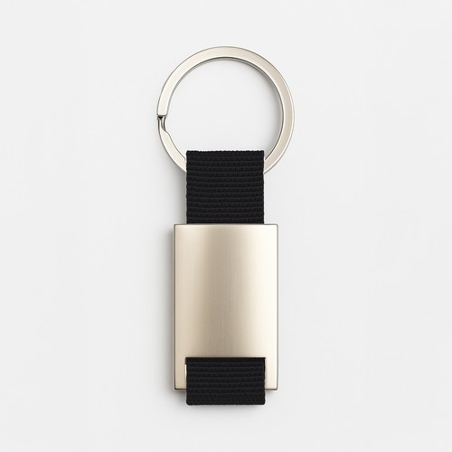 Metal and nylon key ring