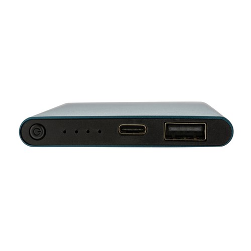 Powerbank plástico/aluminio RCS reciclado de 4000 mah tipo C Powerbank plástico/aluminio RCS reciclado de 4000 mah tipo C
