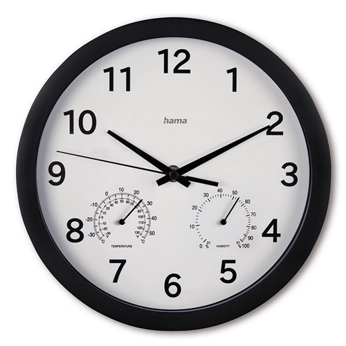 Wall clock, thermometer, hygrometer Hama Wall clock, thermometer, hygrometer Hama