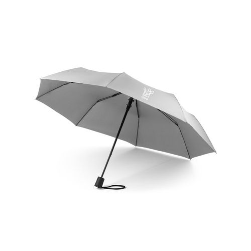 CIMONE. Parapluie pliable en polyester recyclé (100% rPET) pongé 190T avec ouverture automatique