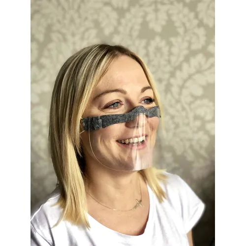 HESTIA clear face shield-mask for mouth and nose