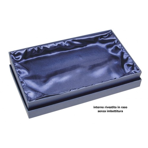 BLUE BOX SATIN BLUE 265X155X35 MM BLUE BOX SATIN BLUE 265X155X35 MM