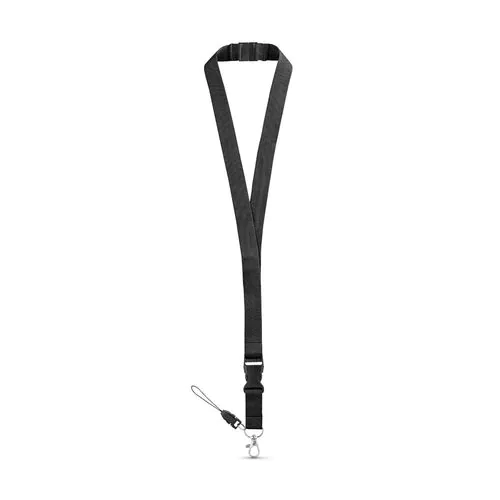 MURRAY. Polyester lanyard met metalen karabijnhaak MURRAY. Polyester lanyard met metalen karabijnhaak