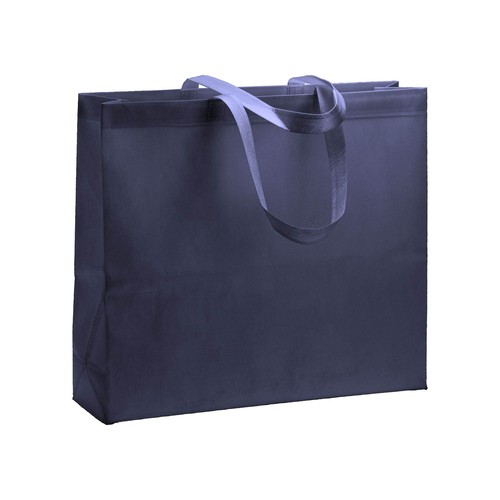 80 g/ m2 R-pet heat-sealed shopping bag with gusset