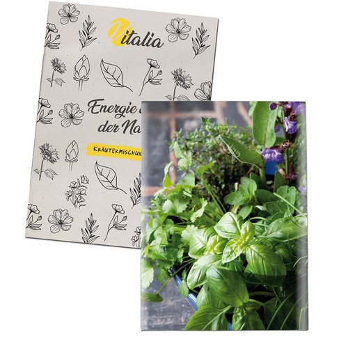 Zaadzakjes mini gerecycled papier - Kruidenmix