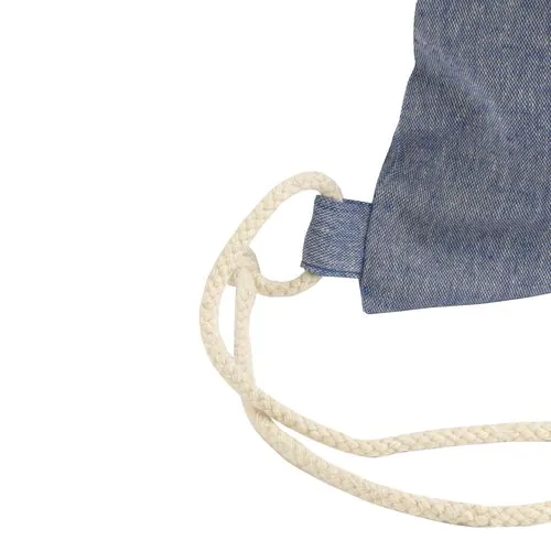 150g/m2 recycled cotton drawstring backpack