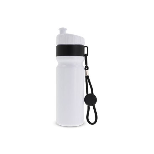 Bidon de sport avec bord et cordon 750ml Bidon de sport avec bord et cordon 750ml
