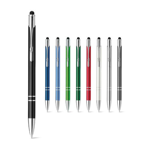 GALBA. Penna a sfera in alluminio con punta touch e clip GALBA. Penna a sfera in alluminio con punta touch e clip