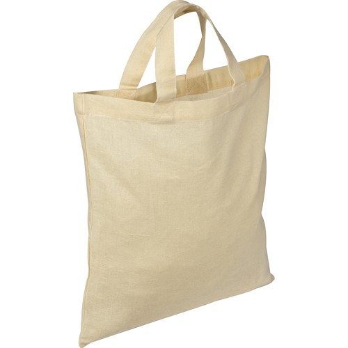 Borsa in cotone con manici corti KERSTIN
