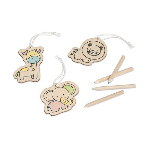 FAUNE. Set da colorare per bambini in legno FAUNE. Set da colorare per bambini in legno
