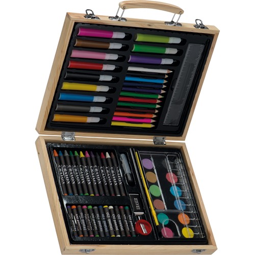 Grote houten tekenset Maxi