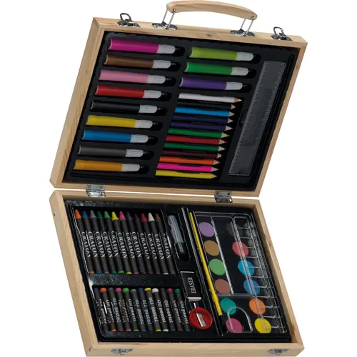 Grote houten tekenset Maxi