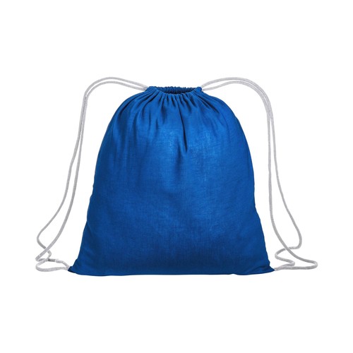 Backpack made of 120 g/m2 cotton, with choke closure. It is OEKO-TEX® certified. Backpack made of 120 g/m2 cotton, with choke closure. It is OEKO-TEX® certified.