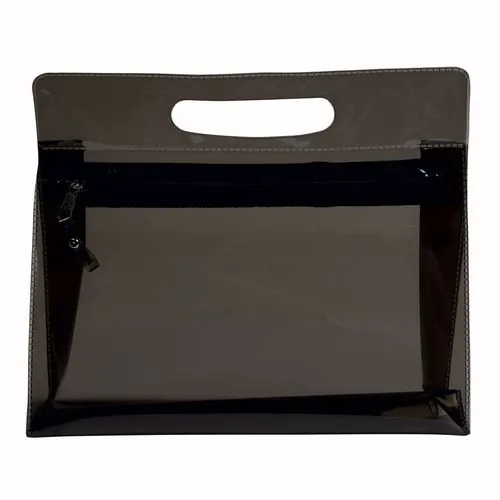 Belleza en PVC con cierre de cremallera y asa