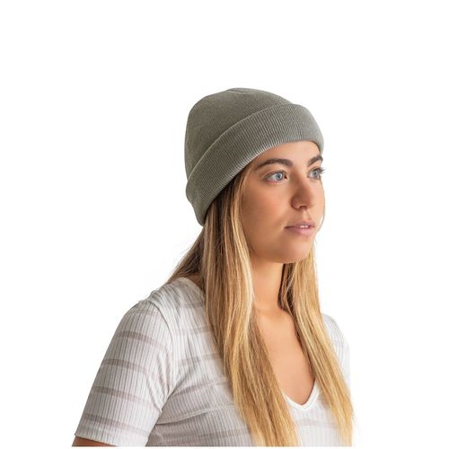 CARL. Recycled polyester (100% rPET) double-layered soft knit unisex beanie CARL. Recycled polyester (100% rPET) double-layered soft knit unisex beanie