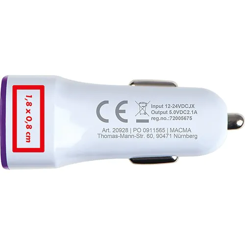 Adattatore per caricabatterie USB per auto Fruit Adattatore per caricabatterie USB per auto Fruit