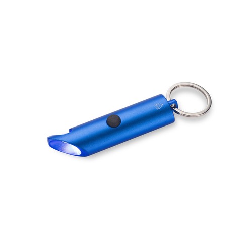 Flashlight with key ring and opener LATARO