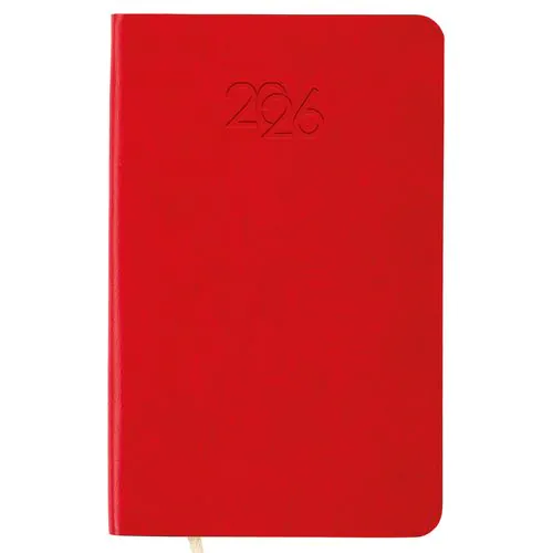 Agenda de poche hebdomadaire 2026 avec couverture souple en PU résistant à la chaleur Agenda de poche hebdomadaire 2026 avec couverture souple en PU résistant à la chaleur