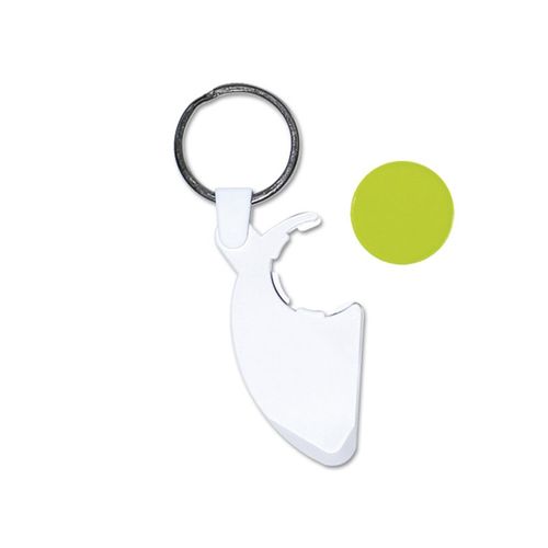 sleutelhanger met winkelmuntje