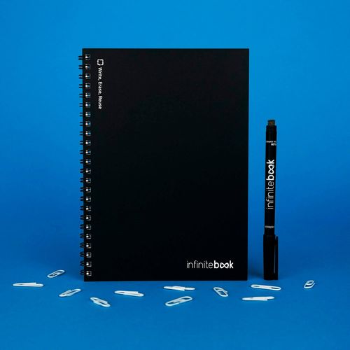 INFINITEBOOK PLAIN A5. A5 Infinitebook with flexible cover and 15 plain whiteboard pages INFINITEBOOK PLAIN A5. A5 Infinitebook with flexible cover and 15 plain whiteboard pages
