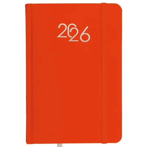 Agenda journalier 2026, couverture rigide en carton laminé Agenda journalier 2026, couverture rigide en carton laminé
