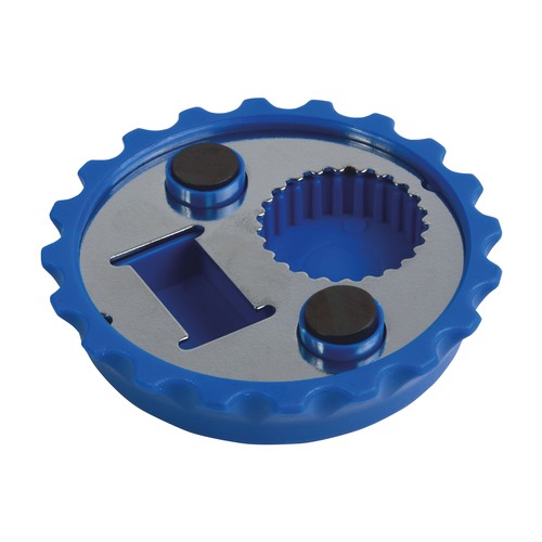 ABS and metal, bottle top-shaped, screw-top and bottle opener with magnets ABS and metal, bottle top-shaped, screw-top and bottle opener with magnets