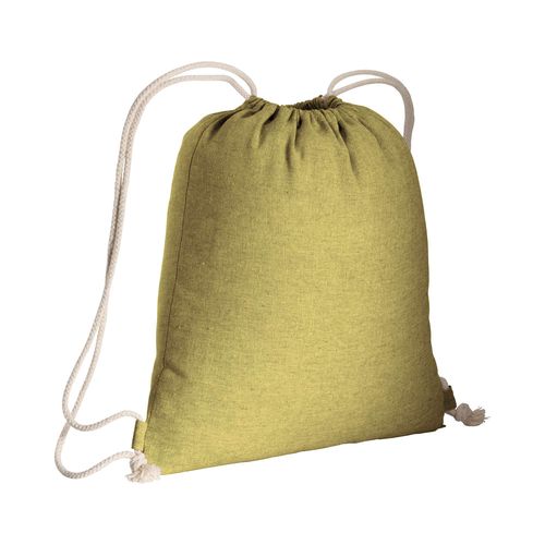 150g/m2 recycled cotton drawstring backpack