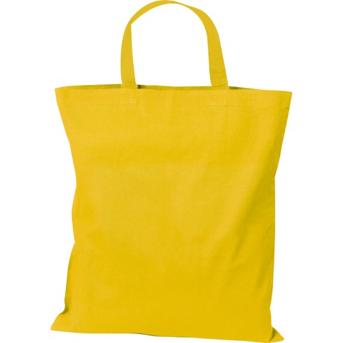 Bolsa de algodón con asas cortas Bolsa de algodón con asas cortas