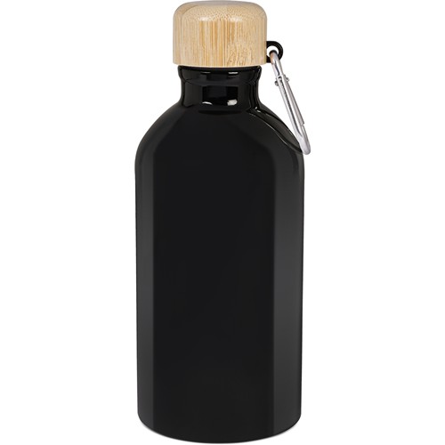 GOURDE 500 ML EN ACIER ET BAMBOU