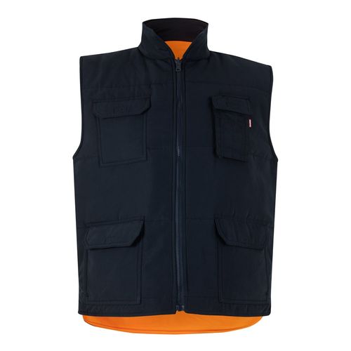 VL DIANA. Padded vest (220g/m²), reversible and multi-pocket, in polyester (100%), with zip fastening and reversible puller VL DIANA. Padded vest (220g/m²), reversible and multi-pocket, in polyester (100%), with zip fastening and reversible puller