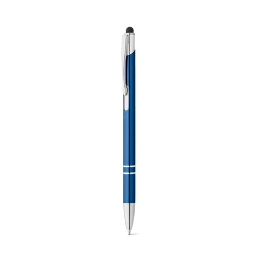 GALBA. Penna a sfera in alluminio con punta touch e clip