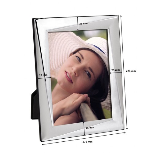 PHOTO FRAME METAL SHINY SATIN 13X18
