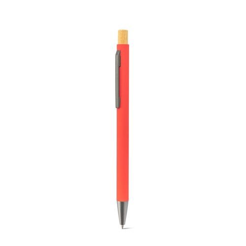 ZYLEN. Ballpoint pen in recycled aluminum (100% rAL), with rubber finish