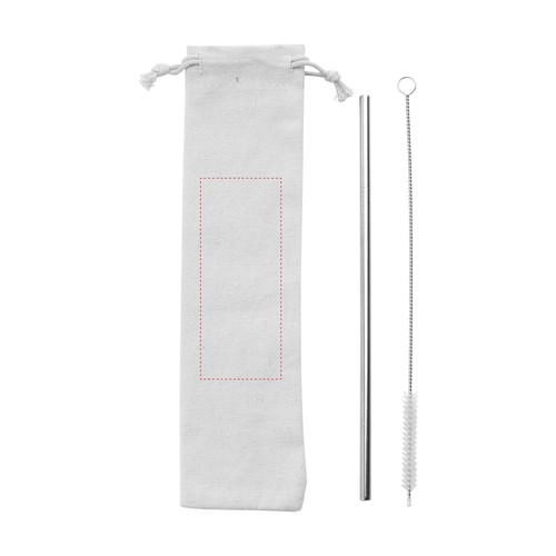 Reusable 1 piece ECO Straw Set stainless-steel straw