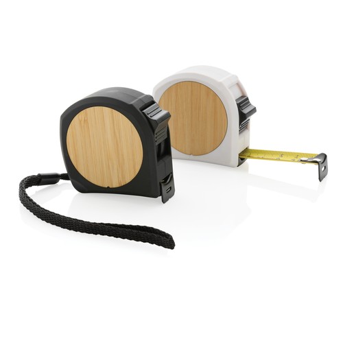 Mètre ruban 5M/19mm en plastique recyclé RCS et bambou Mètre ruban 5M/19mm en plastique recyclé RCS et bambou