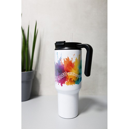 Thermobecher 1100 ml Air Gifts mit ergonomischem Griff | Ony