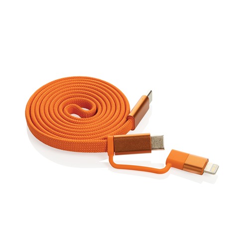 Arc Ultra-thin RCS recycled 60W 2 in 1 magnetische kabel Arc Ultra-thin RCS recycled 60W 2 in 1 magnetische kabel