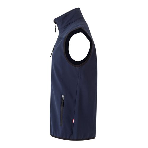 VL VARUNA. Soft shell vest (280g/m²), with polar lining, in polyester (94%) and elastane (6%) VL VARUNA. Soft shell vest (280g/m²), with polar lining, in polyester (94%) and elastane (6%)