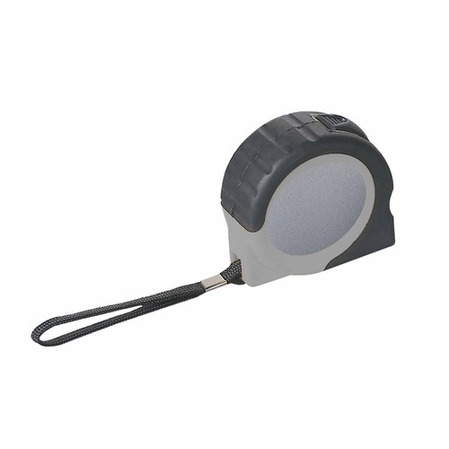 ABS 5-metre quick-release tape measure with lock button, rubber grip and belt clip ABS 5-metre quick-release tape measure with lock button, rubber grip and belt clip