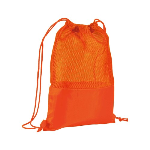 210T polyester backpack with mesh and drawstring closure 210T polyester backpack with mesh and drawstring closure
