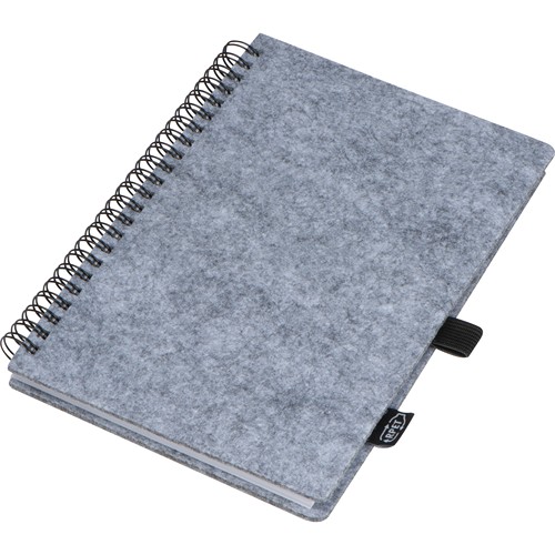 Carnet en feutrine RPET BRENDA