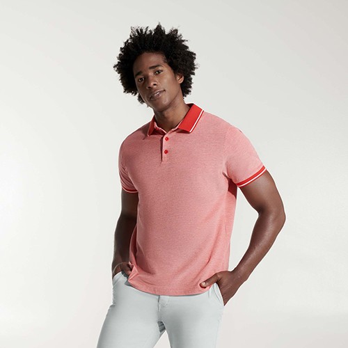 Polo chiné manches courtes BOWIE Polo chiné manches courtes BOWIE