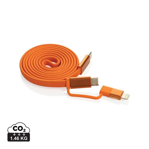 Arc Ultra-thin RCS recycled 60W 2 in 1 magnetische kabel Arc Ultra-thin RCS recycled 60W 2 in 1 magnetische kabel